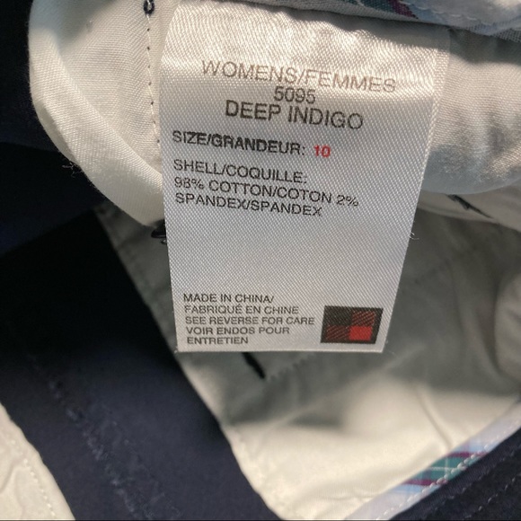 Woolrich Skirt Navy Blue Cotton Blend Slits NEW 10 - Picture 7 of 9